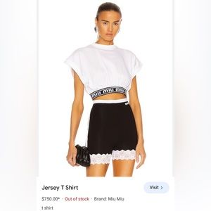 Miu Miu women’s shirt. Worn once. Size Medium